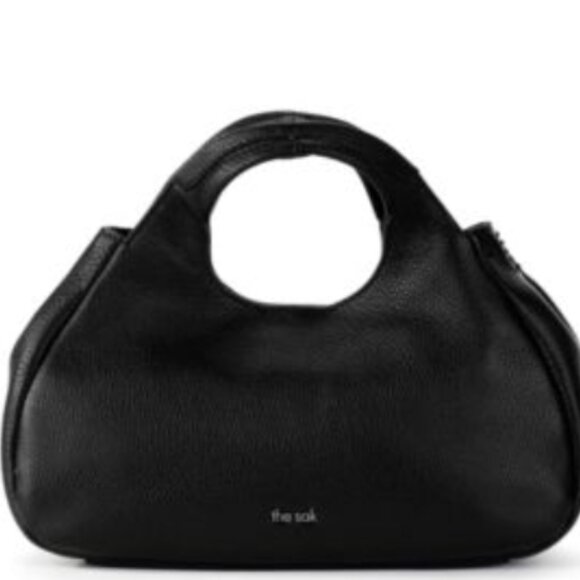 Women's, Macy's NWT The Sak, Rylan Mid Sized Satchel in Black Pebbled Leather - Picture 5 of 5